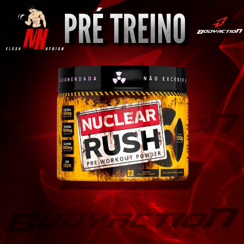 Pré Treino Nuclear Rush BodyAction 100g