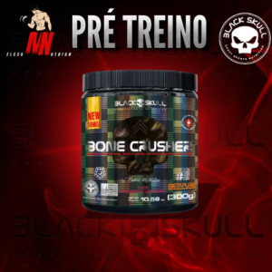 Pré Treino Bone Crusher Black Skull
