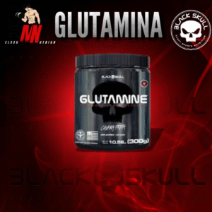 Glutamina Caveira Preta 300g
